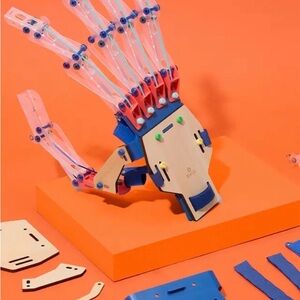 DIY Robotic Hand Kit - Blue and Red
